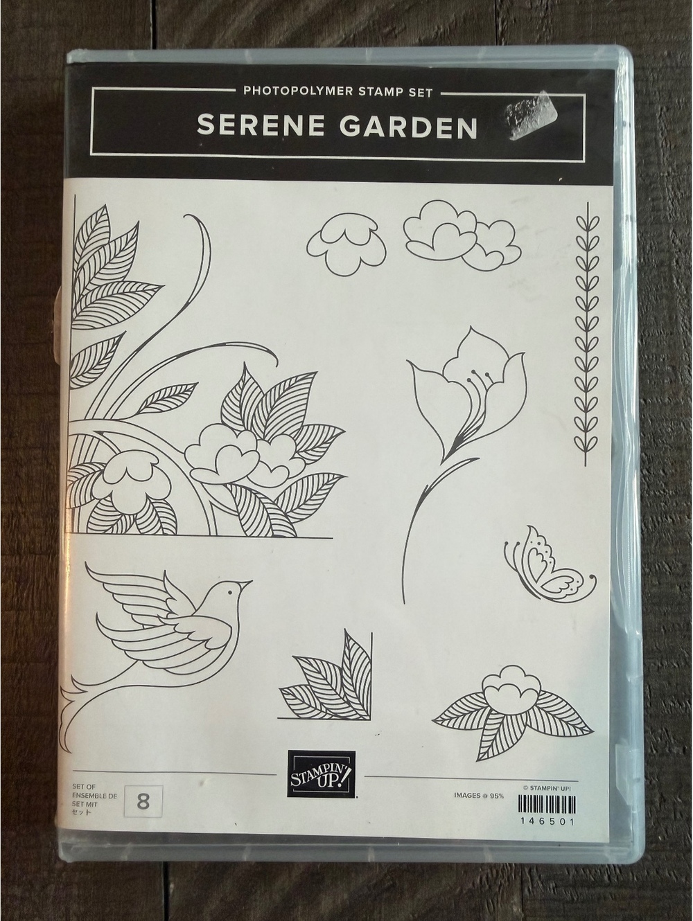 Stampin’ Up Serene Garden stamp set with die cuts